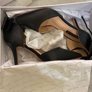 Satin Shoes black brand new